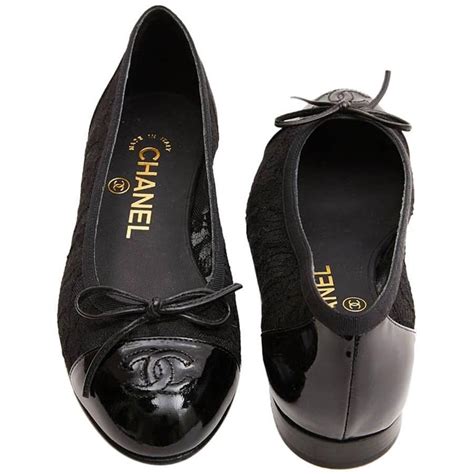 black chanel ballerina|chanel ballerina sale.